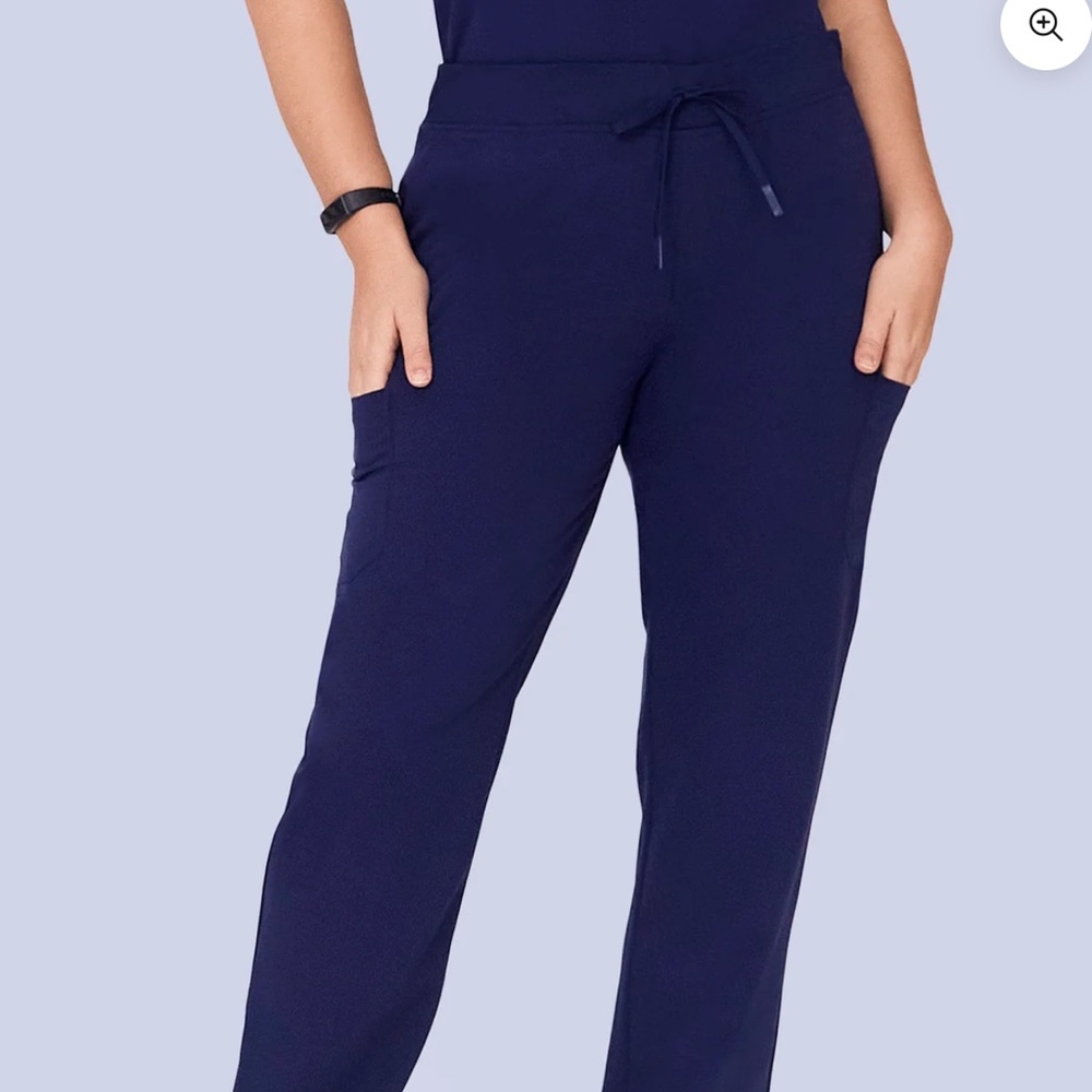 Mandala Scrubs 9 Pocket Cargo Pants Navy Size Small Petite